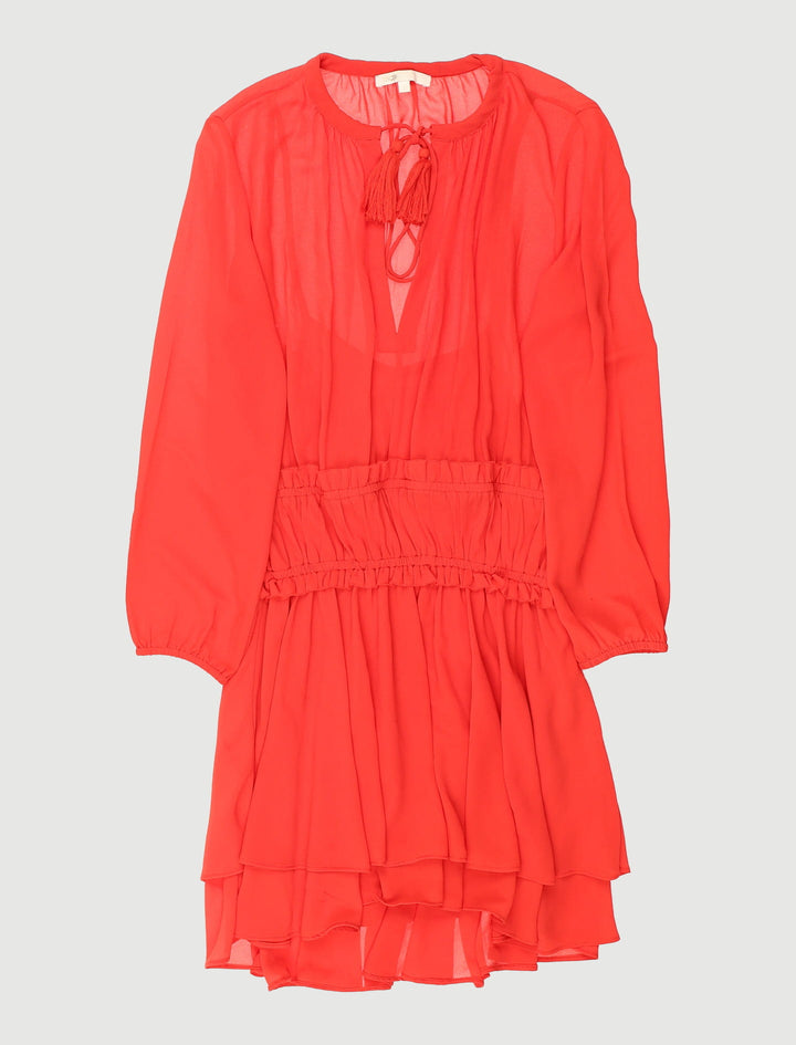 Robe Courte Avec Volants - Taille S/36