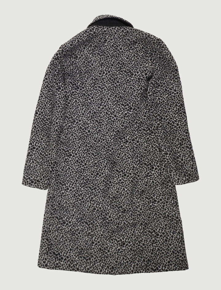 Manteau Long Imprimé Léopard - Taille S/36