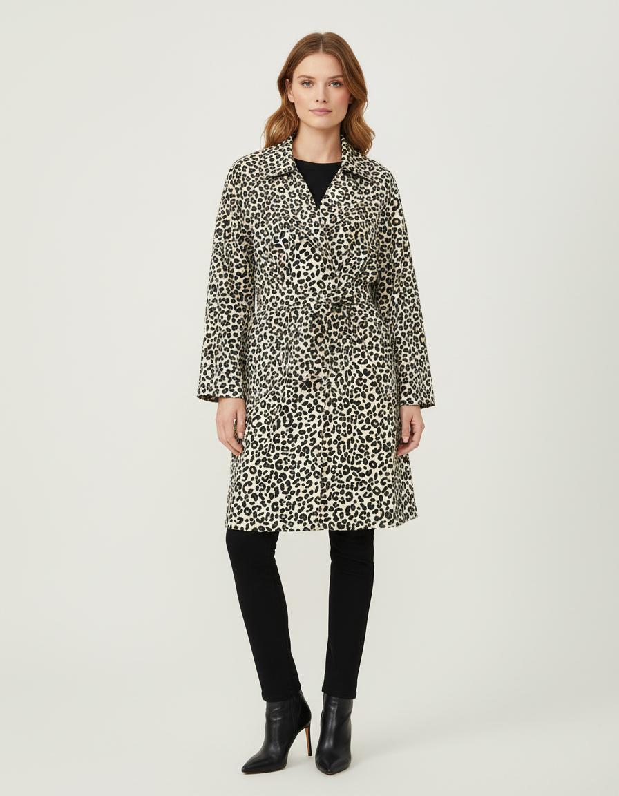 Manteau Imprimé Léopard - Taille S/36