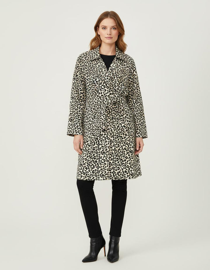 Manteau Imprimé Léopard - Taille S/36