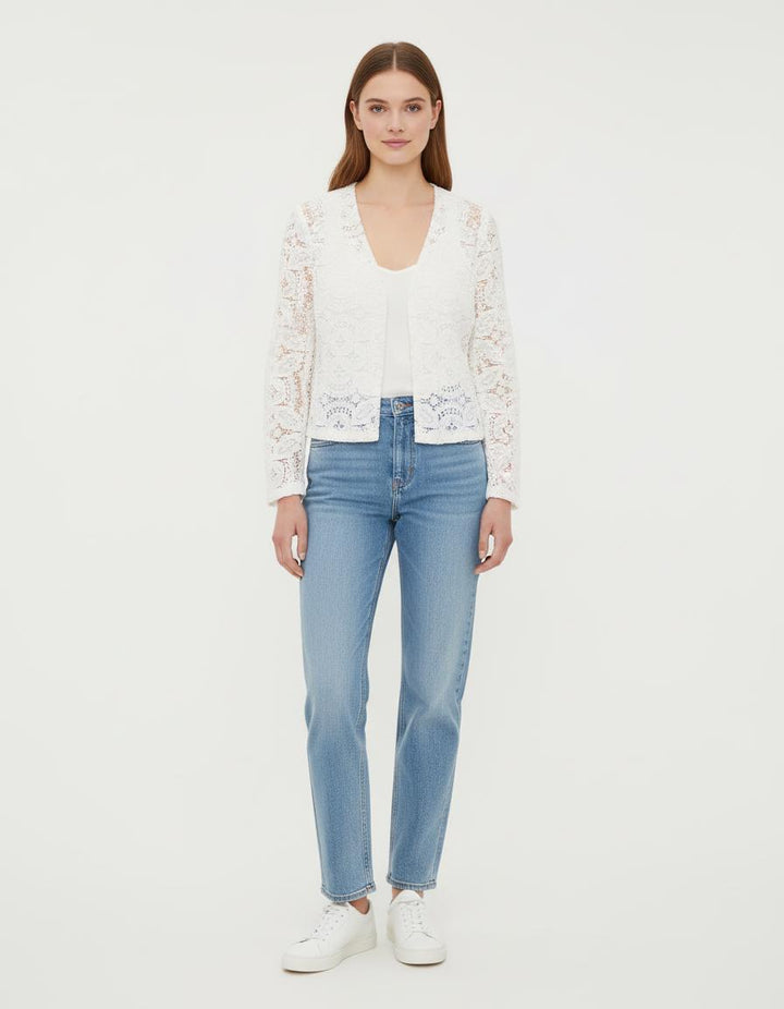 Veste Courte En Guipure De Dentelle - Taille S/36