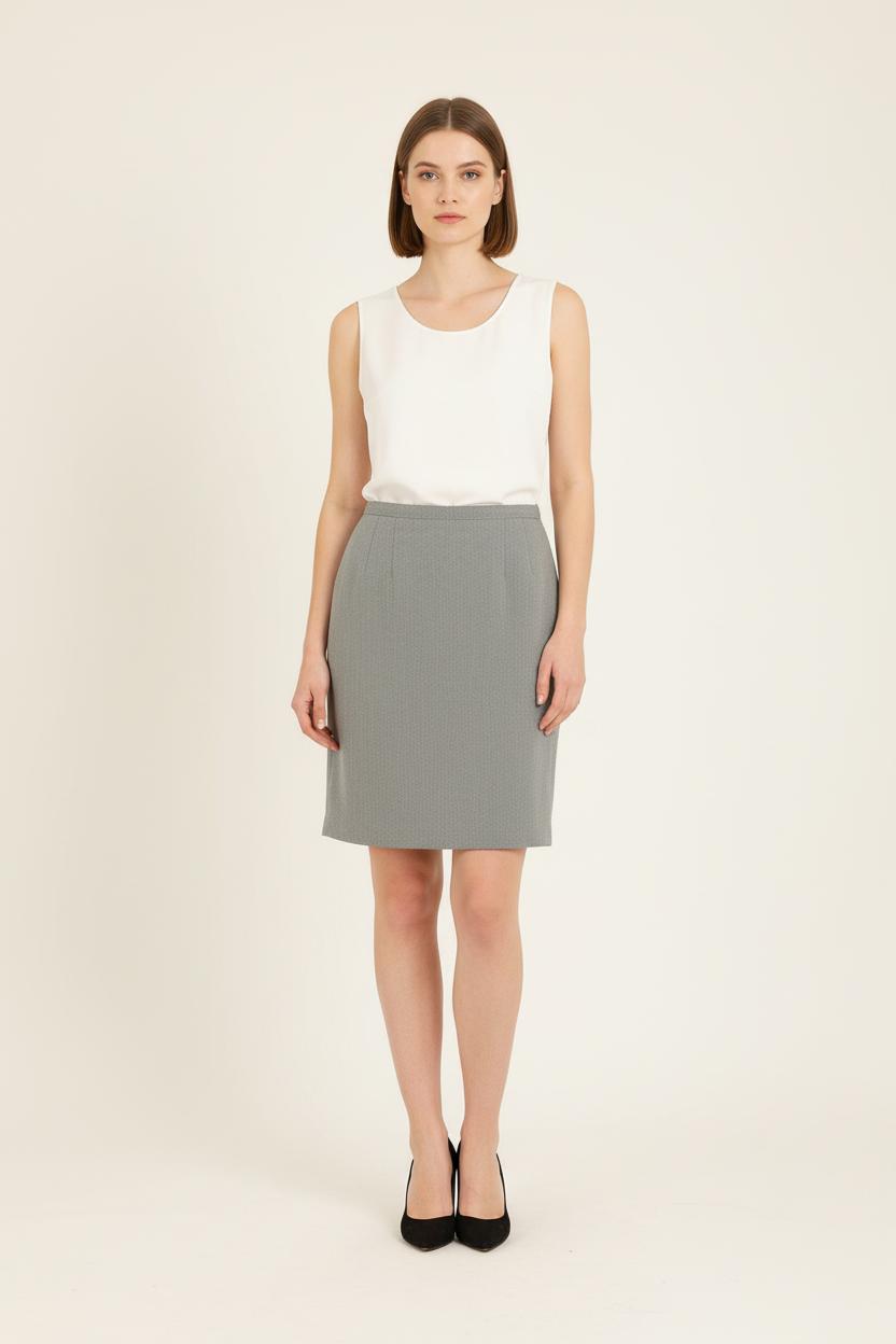 Jupe Droite Grise Taille M/38 Maison 123 d'occasion PARAD37358