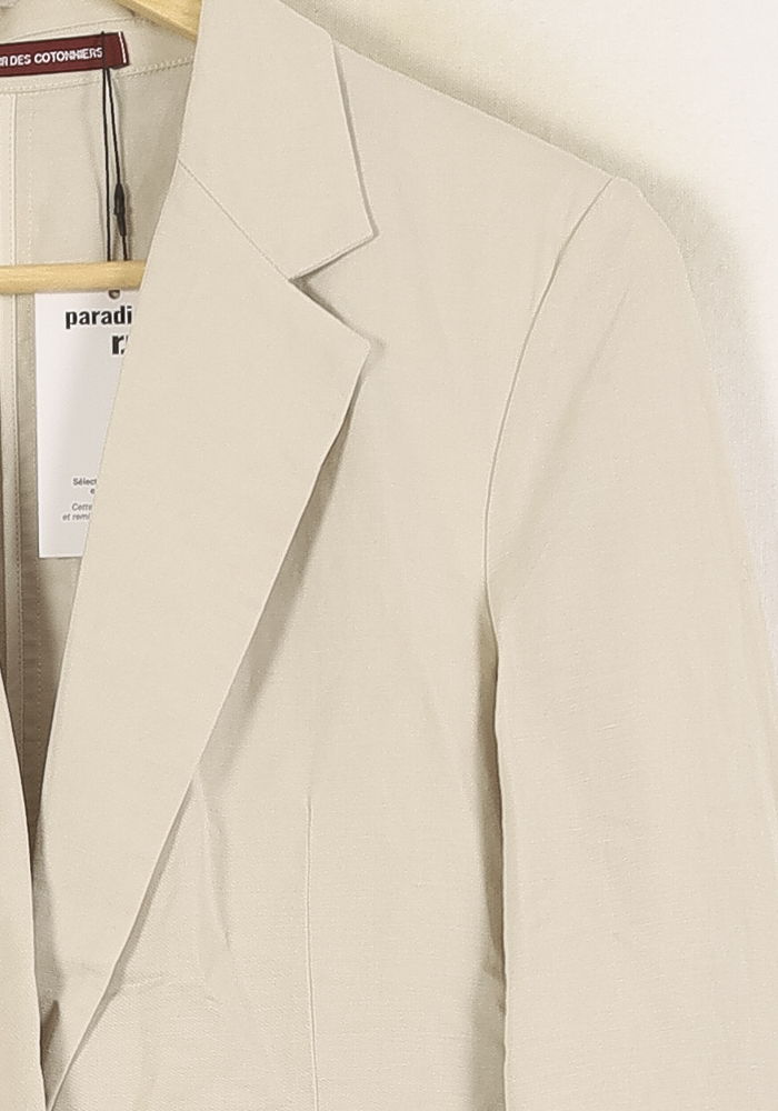 Blazer Beige - Taille XS/34 de la marque Comptoir des Cotonniers | PARAD45962 - Vendu par Paradigme - Image 3