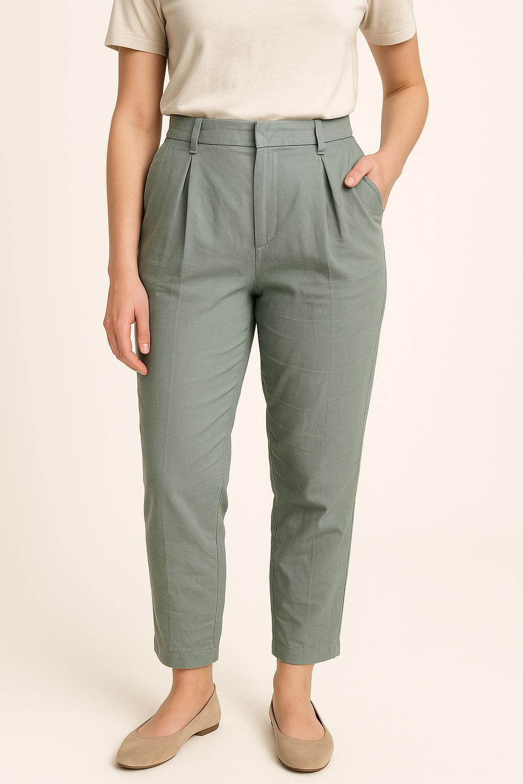 Pantalon Vert - Taille L/40 de la marque ba&sh | PARAD52017 - Vendu par Paradigme - Image 1