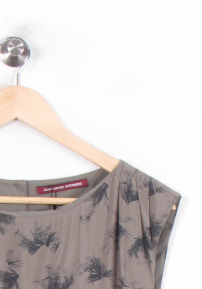 Robe Midi Grise et Noire - Taille S/36 de la marque Comptoir des Cotonniers | PARAD56783 - Vendu par Paradigme - Image 3