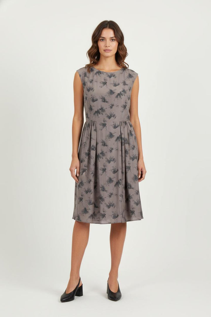 Robe Midi Grise et Noire - Taille S/36 de la marque Comptoir des Cotonniers | PARAD56783 - Vendu par Paradigme - Image 1