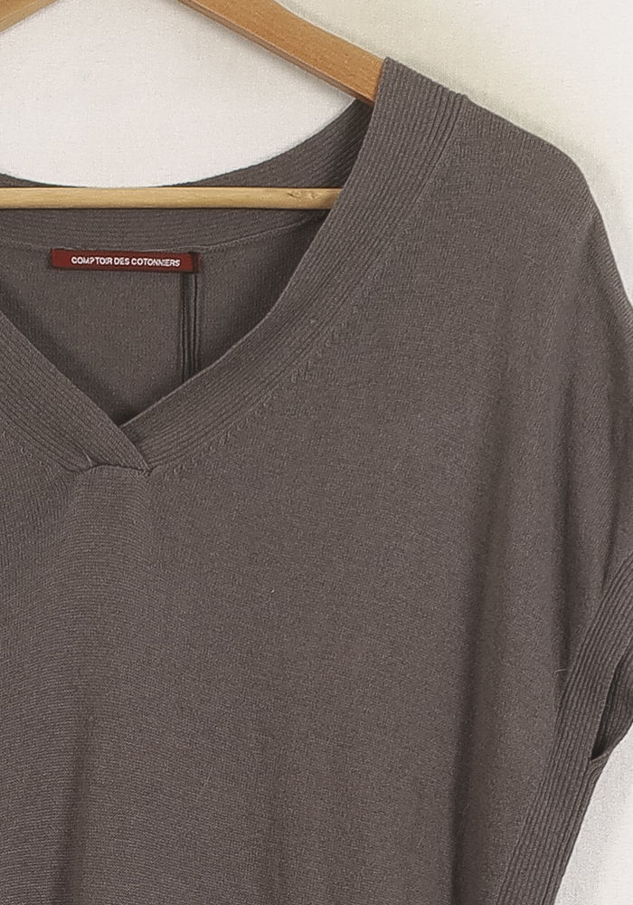 Robe Courte Grise - Taille S/36 de la marque Comptoir des Cotonniers | PARAD56793 - Vendu par Paradigme - Image 3