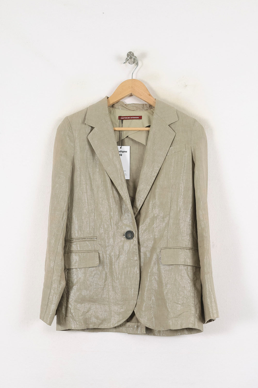 Blazer Vert - Taille M/38 de la marque Comptoir des Cotonniers | PARAD56807 - Vendu par Paradigme - Image 2