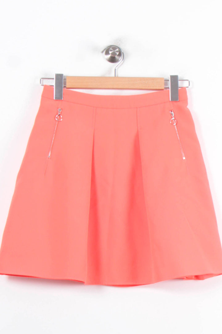 Jupe Courte Rouge - Taille S/36 de la marque Claudie Pierlot | PARAD56841 - Vendu par Paradigme - Image 2