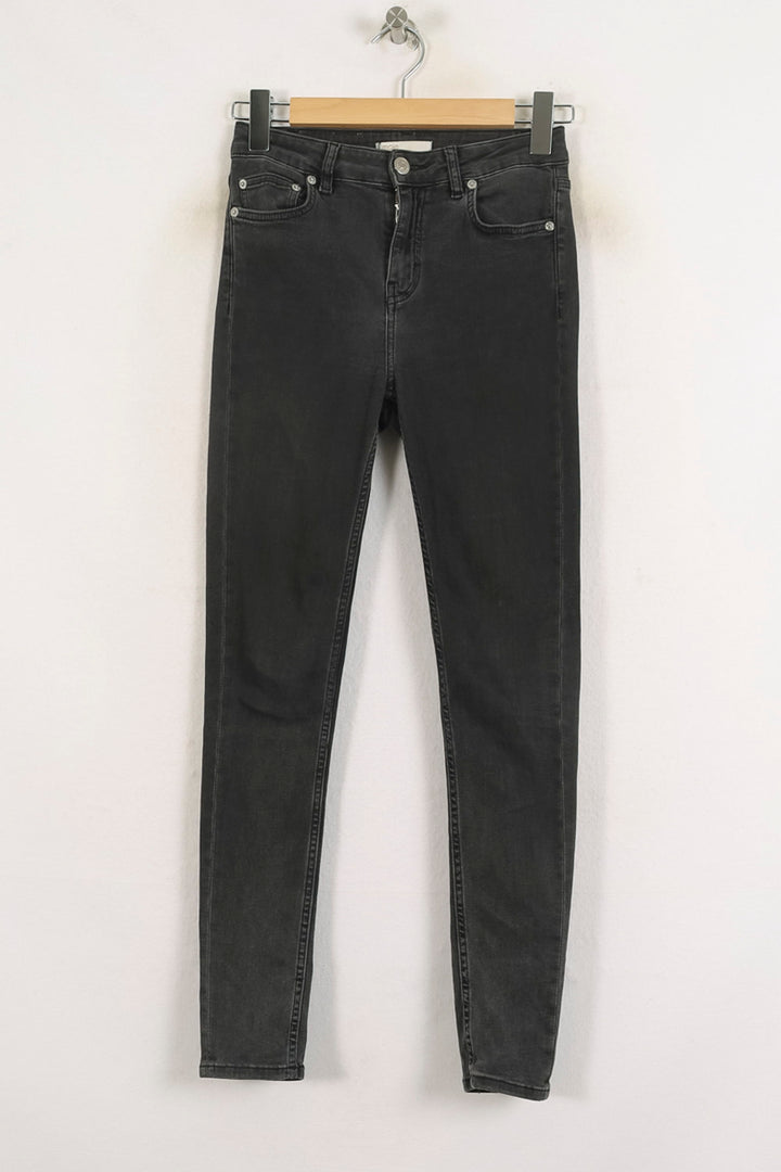 Jean Skinny Gris - Taille XS/34 de la marque Maje | PARAD56951 - Vendu par Paradigme - Image 2