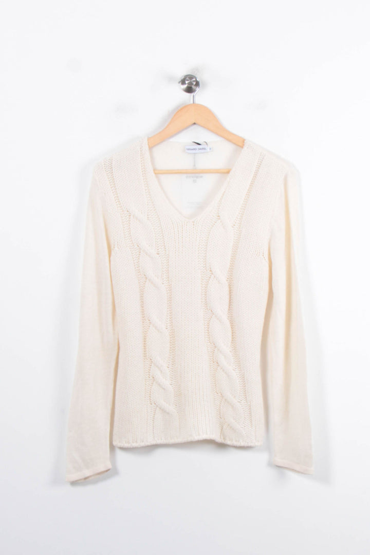 Pull Beige - Taille XL/42 de la marque Gerard Darel | PARAD56993 - Vendu par Paradigme - Image 2