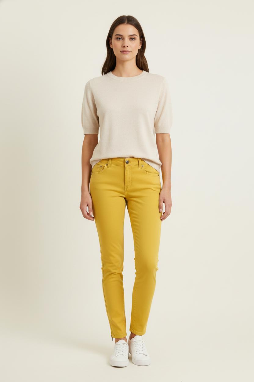 Jean Jaune - Taille M/38 de la marque Maison 123 | PARAD57064 - Vendu par Paradigme - Image 1