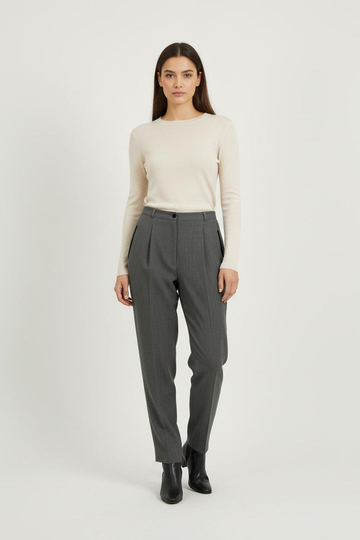 Pantalon De Tailleur Gris - Taille XXL/44 de la marque Maison 123 | PARAD57097 - Vendu par Paradigme - Image 1
