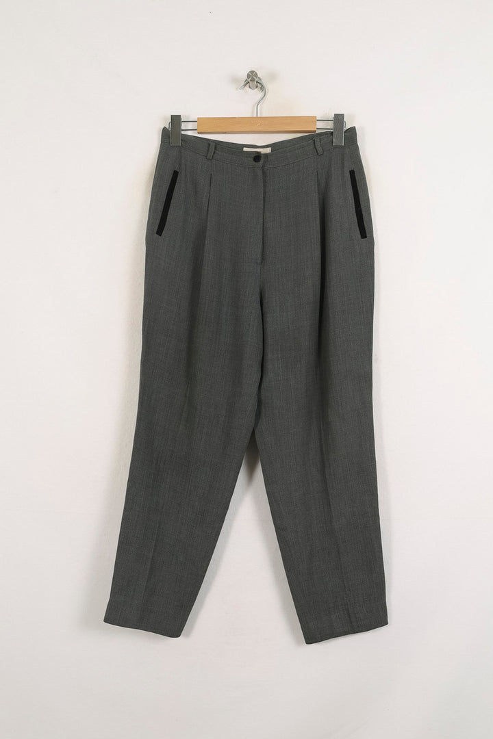 Pantalon De Tailleur Gris - Taille XXL/44 de la marque Maison 123 | PARAD57097 - Vendu par Paradigme - Image 2