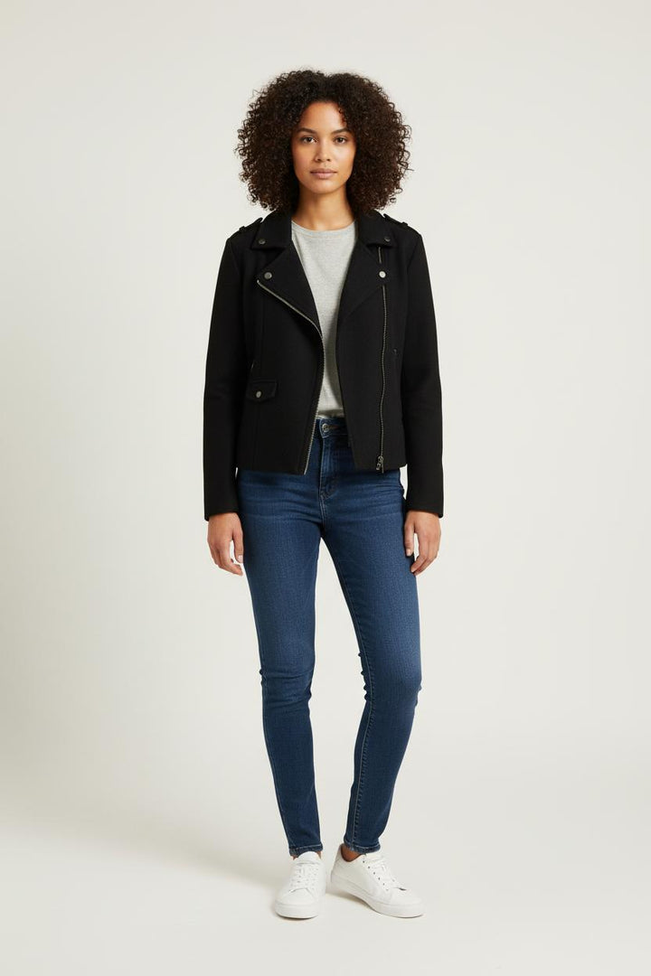 Blouson Noir - Taille S/36 de la marque IKKS | PARAD57105 - Vendu par Paradigme - Image 1