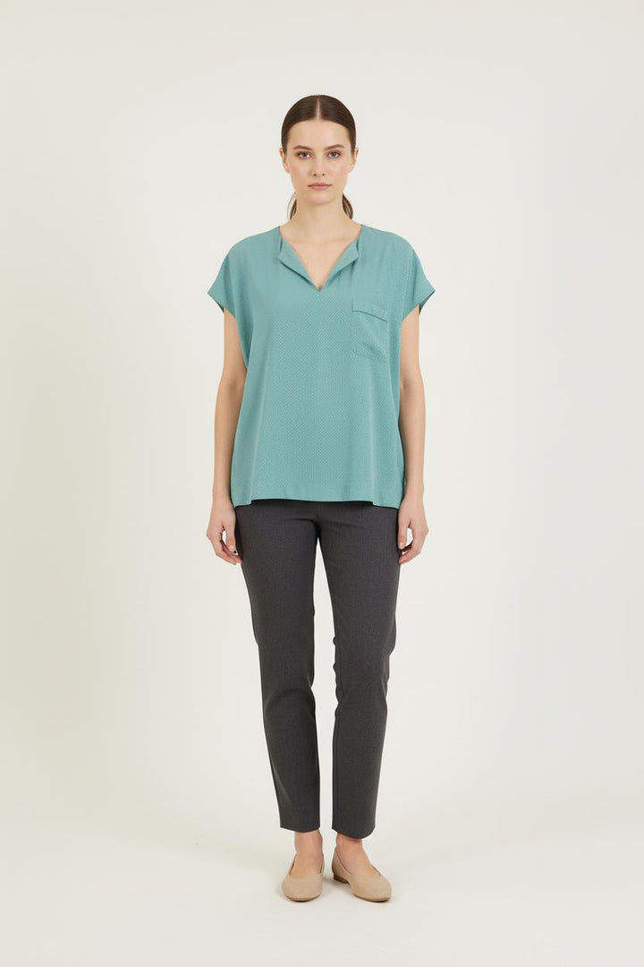 Blouse Bleue - Taille XL/42 de la marque Comptoir des Cotonniers | PARAD57174 - Vendu par Paradigme - Image 1