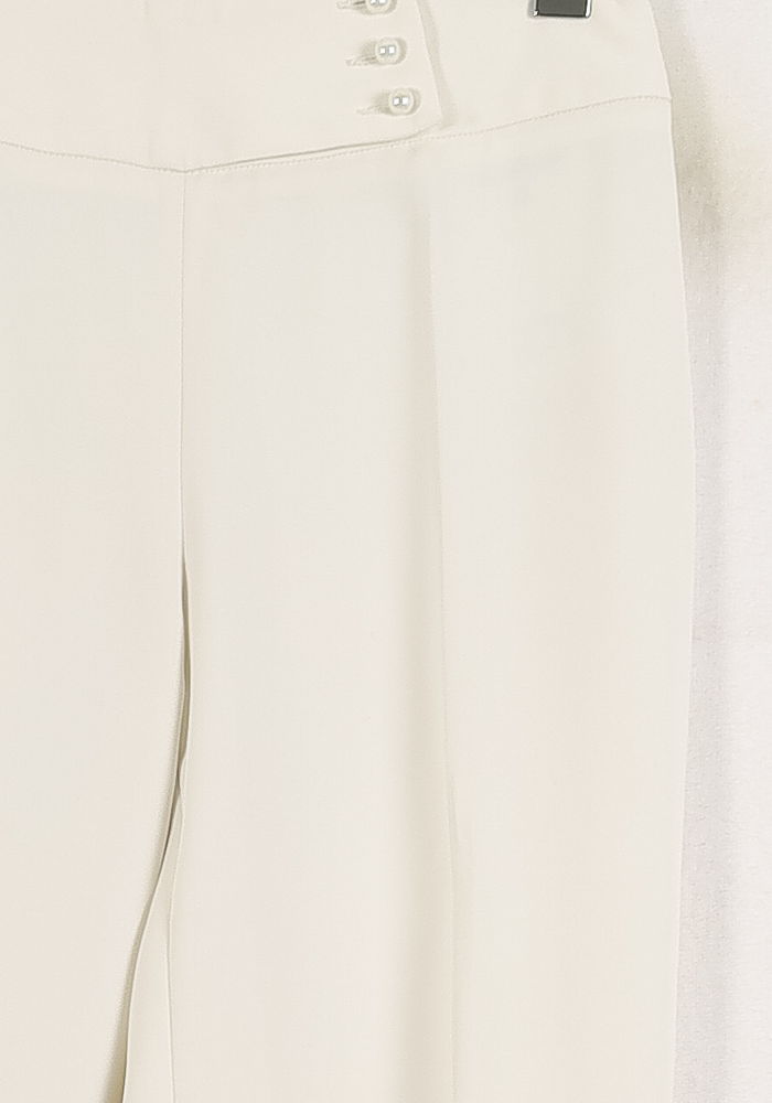 Pantalon De Tailleur Blanc - Taille M/38 de la marque Maison 123 | PARAD57217 - Vendu par Paradigme - Image 3