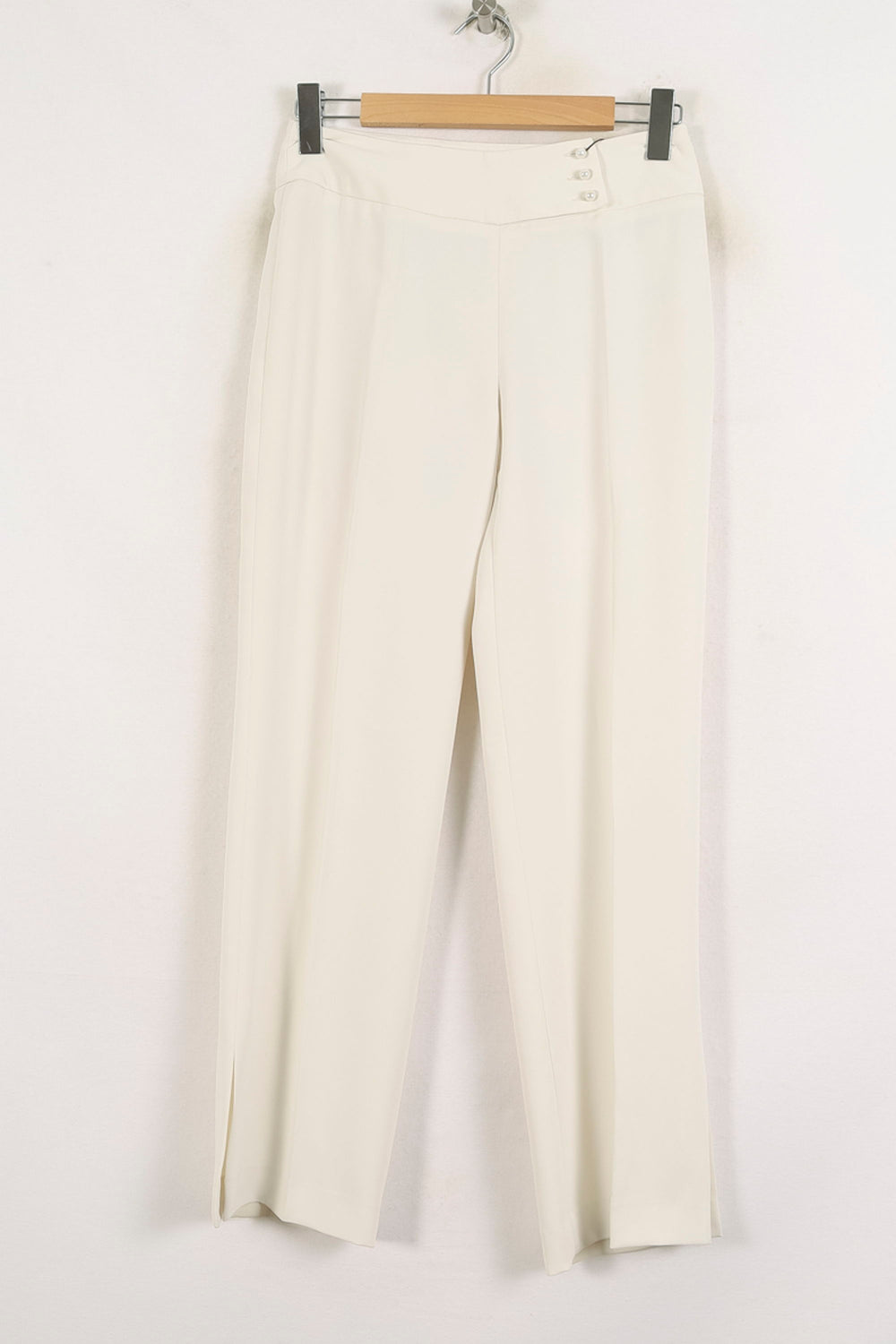 Pantalon De Tailleur Blanc - Taille M/38 de la marque Maison 123 | PARAD57217 - Vendu par Paradigme - Image 2