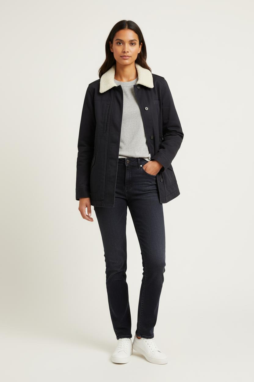 Veste Noire et Écrue - Taille S/36 de la marque Comptoir des Cotonniers | PARAD57706 - Vendu par Paradigme - Image 1