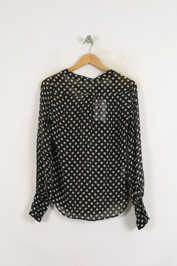 Blouse Noire et Blanche - Taille M/38 de la marque Comptoir des Cotonniers | PARAD60848 - Vendu par Paradigme - Image 4