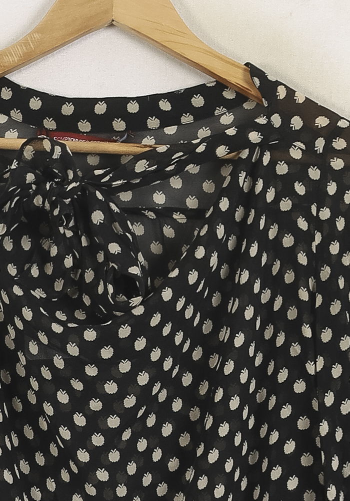 Blouse Noire et Blanche - Taille M/38 de la marque Comptoir des Cotonniers | PARAD60848 - Vendu par Paradigme - Image 3