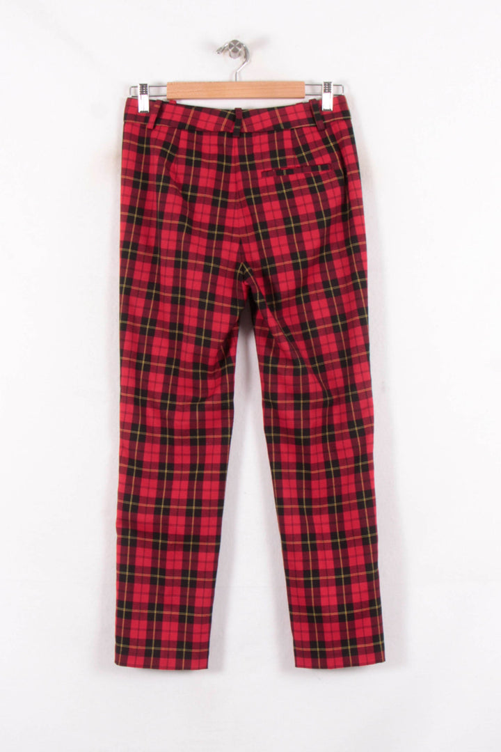 Pantalon À Carreaux Rouge et Noir - Taille S/36 de la marque Maje | PARAD62204 - Vendu par Paradigme - Image 4