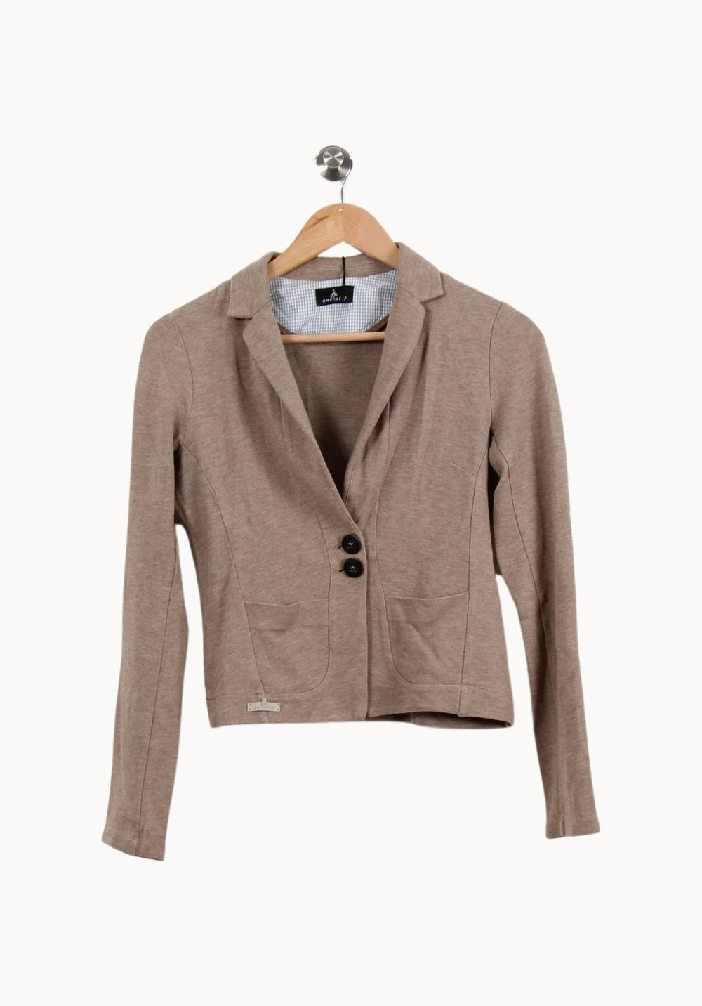 Blazer Beige - Taille M/38 de la marque One Step | PARAD62260 - Vendu par Paradigme - Image 2