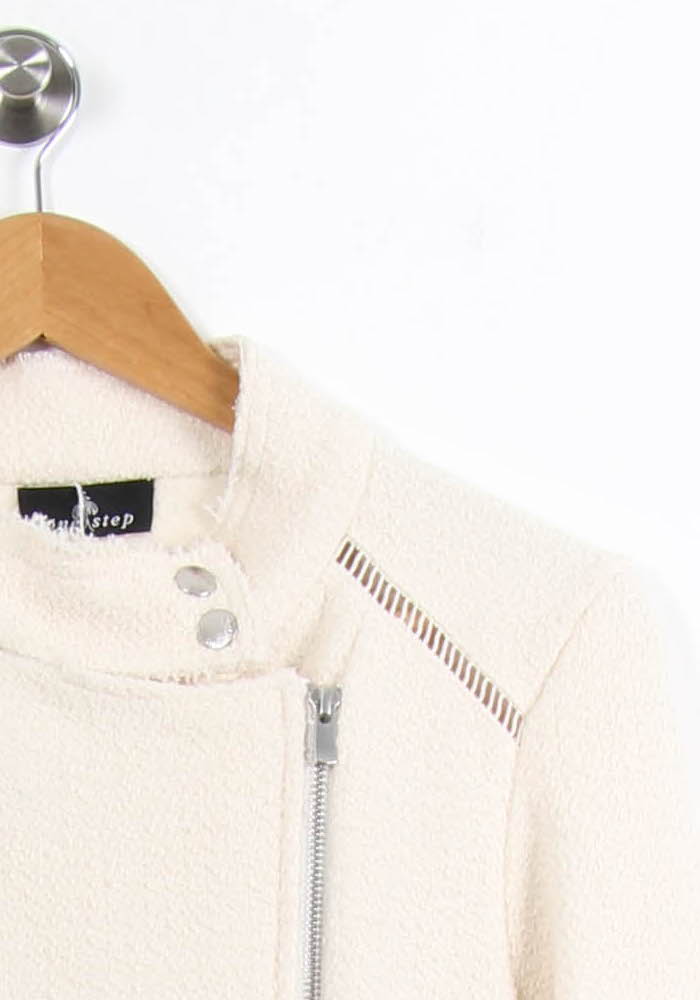 Blouson Blanc - Taille M/38 de la marque One Step | PARAD62649 - Vendu par Paradigme - Image 3
