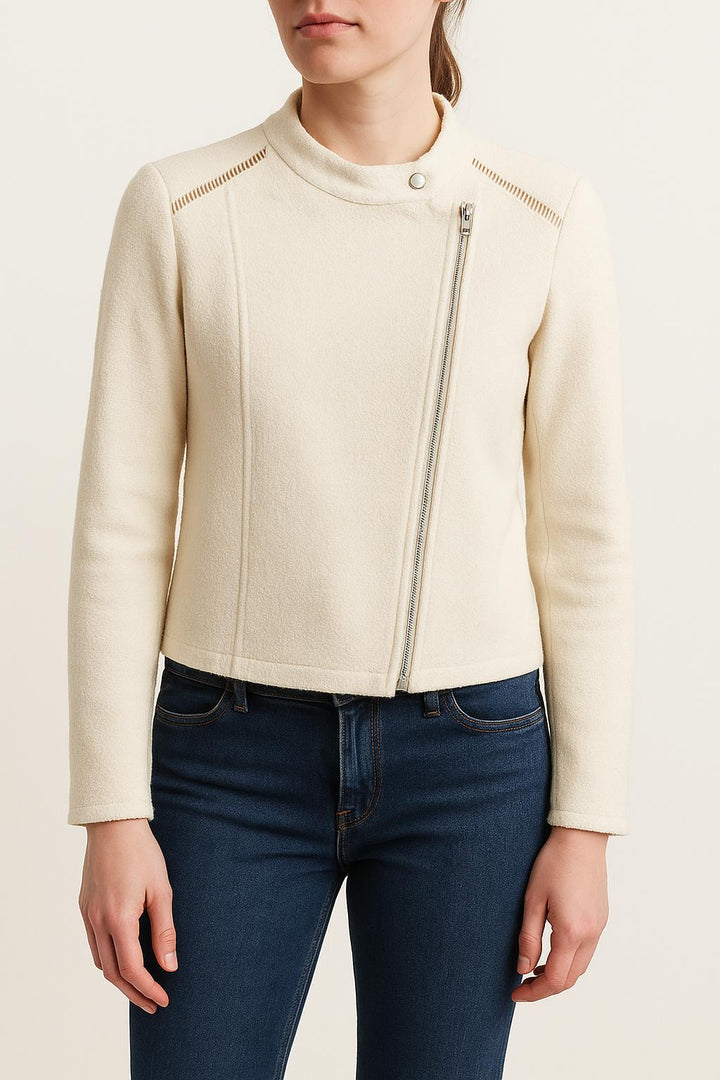 Blouson Blanc - Taille M/38 de la marque One Step | PARAD62649 - Vendu par Paradigme - Image 1