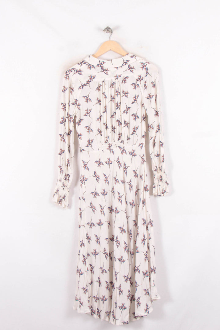 Robe Longue Blanche et Multicolore - Taille S/36 de la marque ba&sh | PARAD64411 - Vendu par Paradigme - Image 4