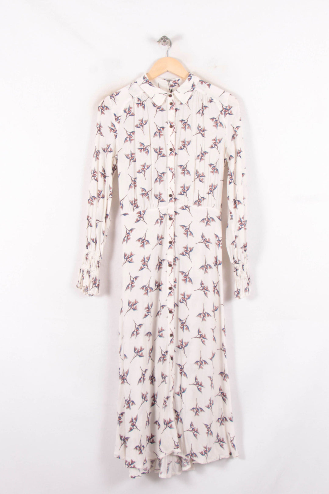 Robe Longue Blanche et Multicolore - Taille S/36 de la marque ba&sh | PARAD64411 - Vendu par Paradigme - Image 2