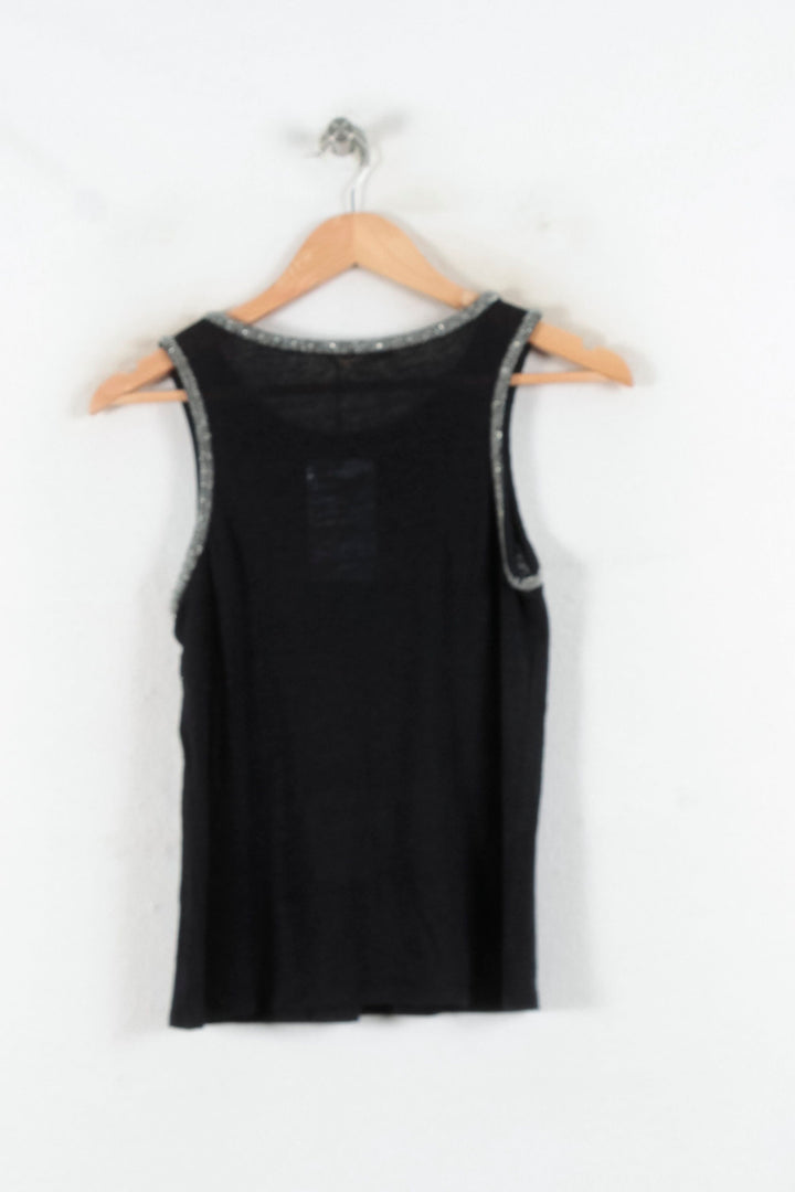 Débardeur Noir et Argenté - Taille S/36 de la marque Maje | PARAD64790 - Vendu par Paradigme - Image 4