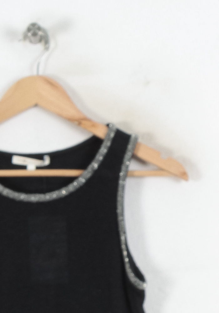 Débardeur Noir et Argenté - Taille S/36 de la marque Maje | PARAD64790 - Vendu par Paradigme - Image 3