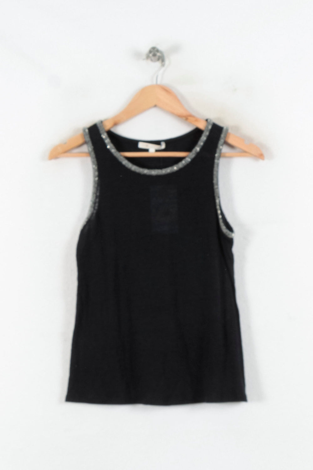 Débardeur Noir et Argenté - Taille S/36 de la marque Maje | PARAD64790 - Vendu par Paradigme - Image 2