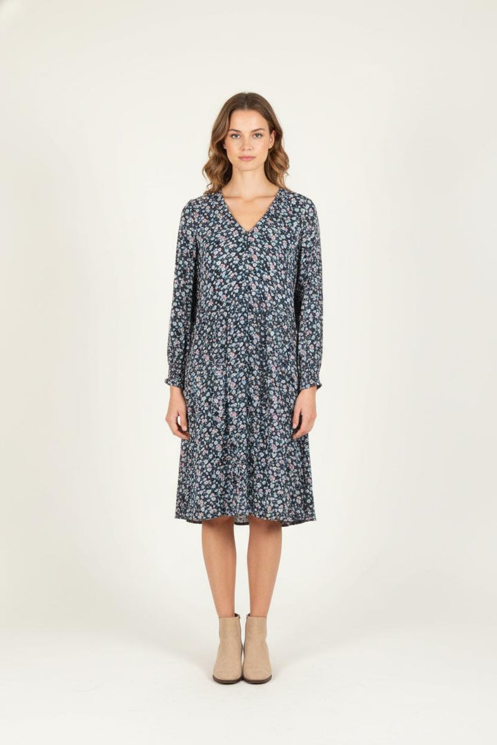 Robe Fleurie Bleu et Rose - Taille M/38 de la marque Des petits hauts | PARAD65705 - Vendu par Paradigme - Image 1