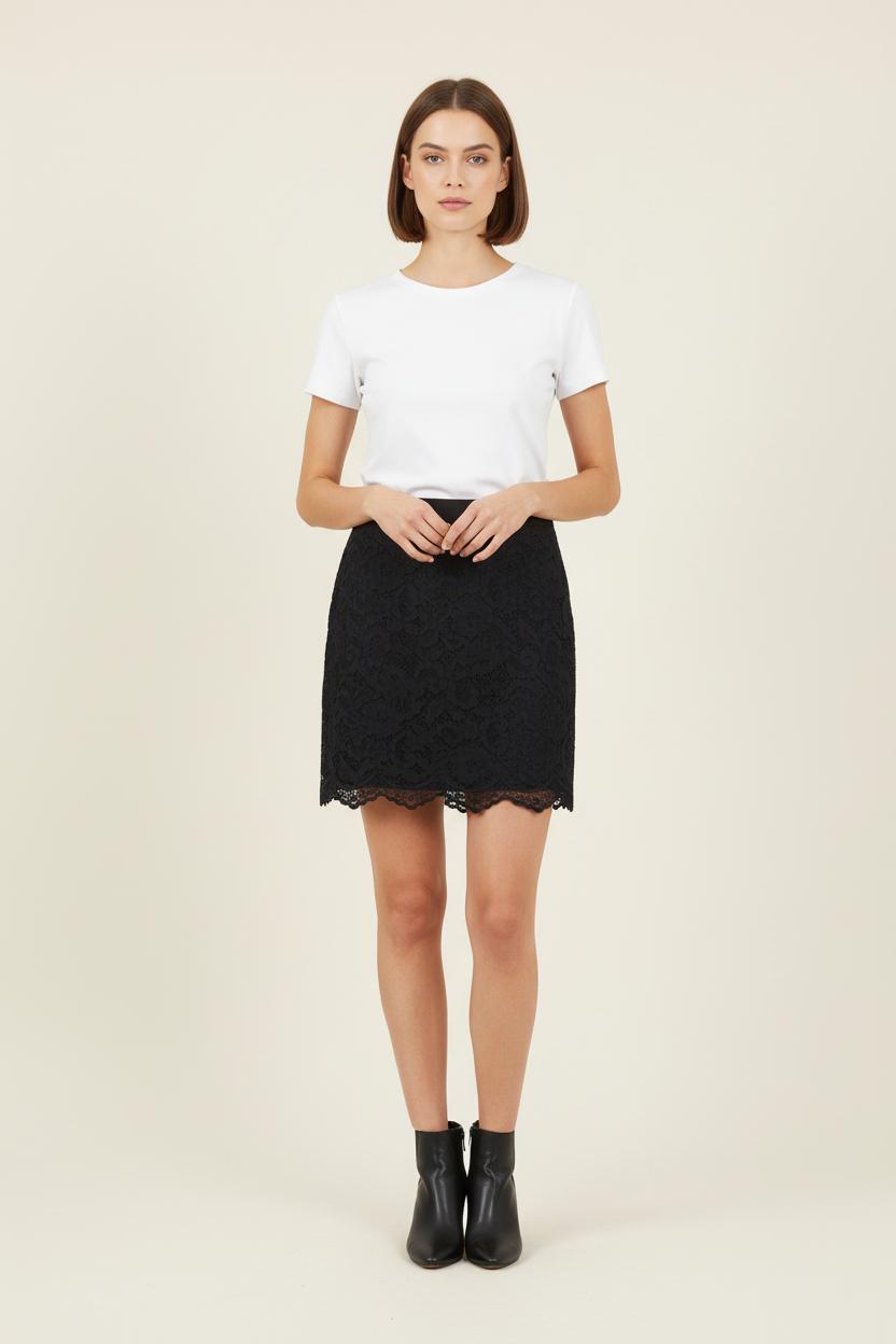 Jupe Courte Bleue - Taille S/36 de la marque Claudie Pierlot | PARAD65984 - Vendu par Paradigme - Image 1