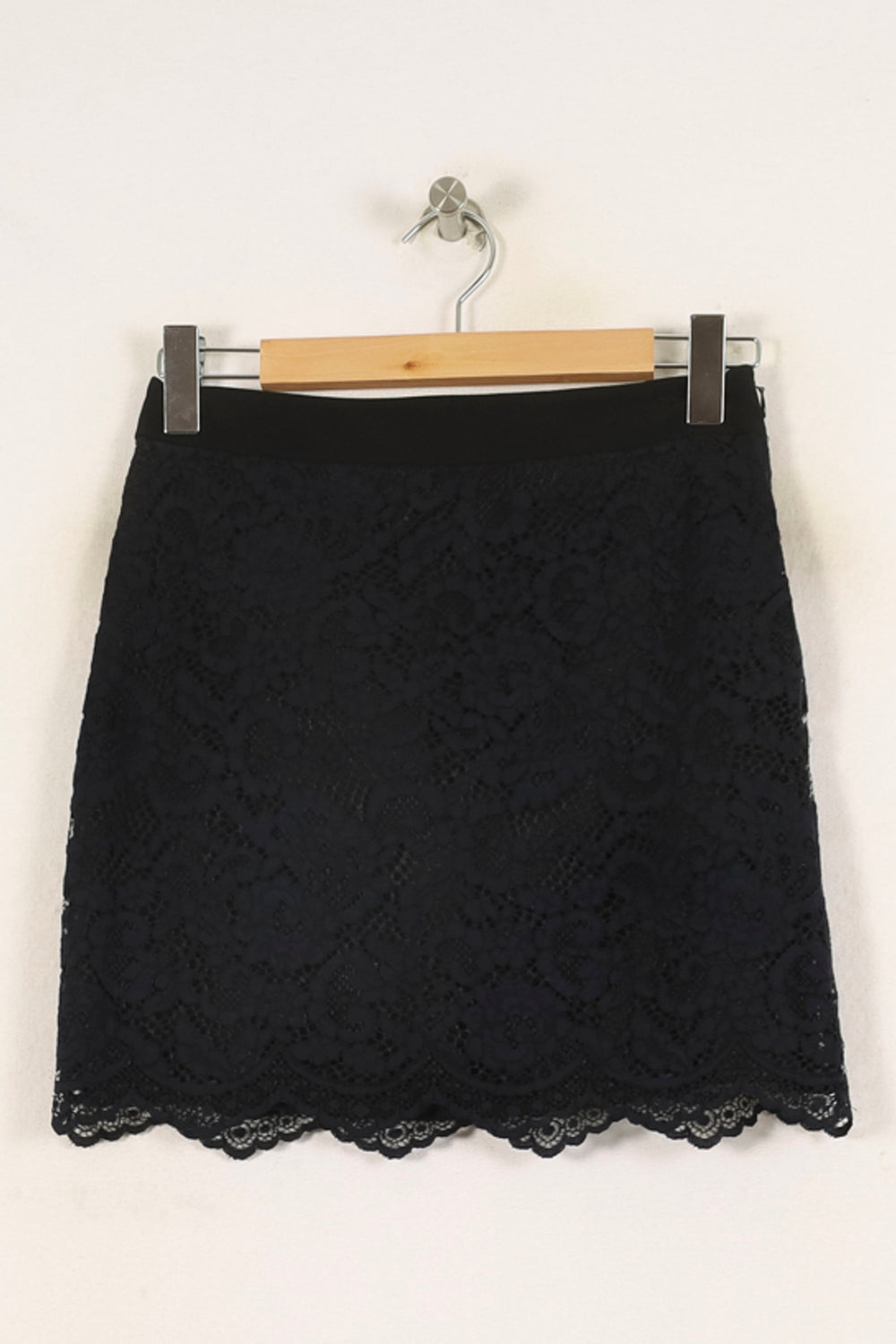 Jupe Courte Bleue - Taille S/36 de la marque Claudie Pierlot | PARAD65984 - Vendu par Paradigme - Image 2