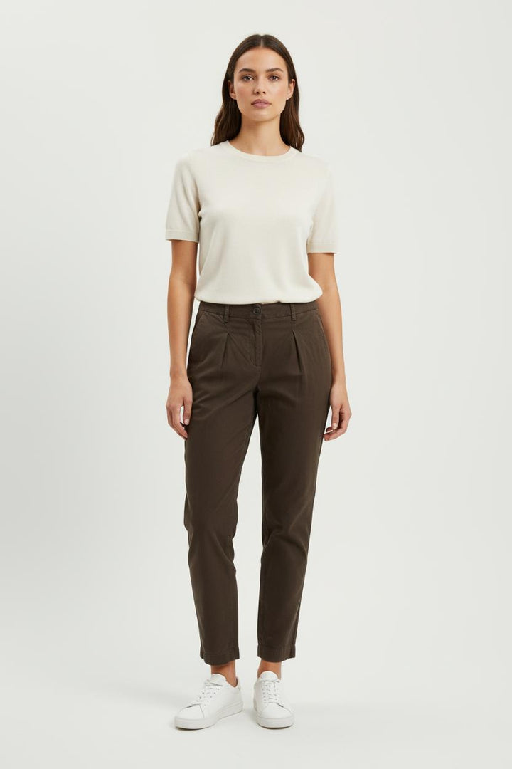 Pantalon Chino Marron - Taille M/38 de la marque Maison 123 | PARAD66043 - Vendu par Paradigme - Image 1