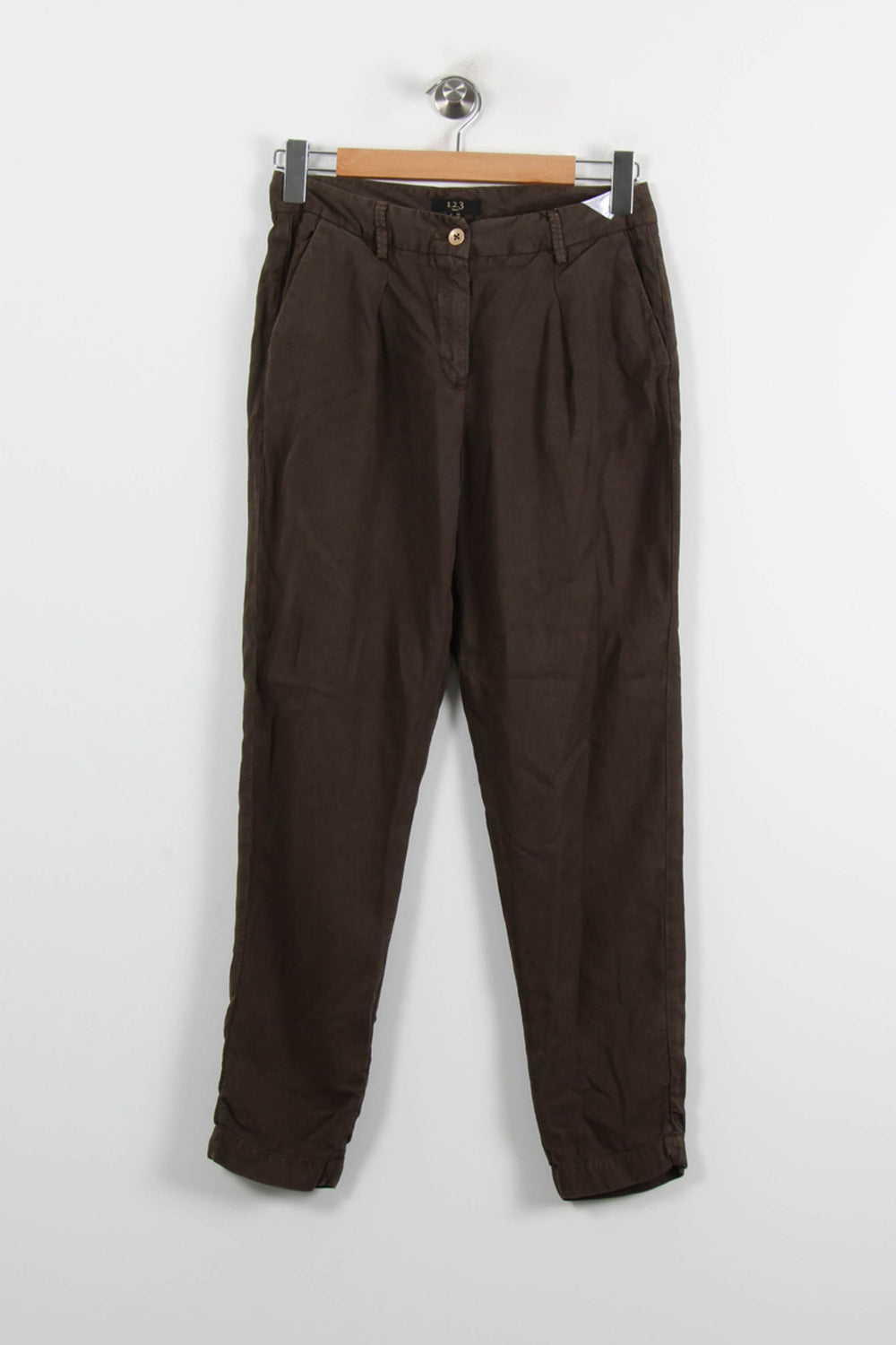 Pantalon Chino Marron - Taille M/38 de la marque Maison 123 | PARAD66043 - Vendu par Paradigme - Image 2