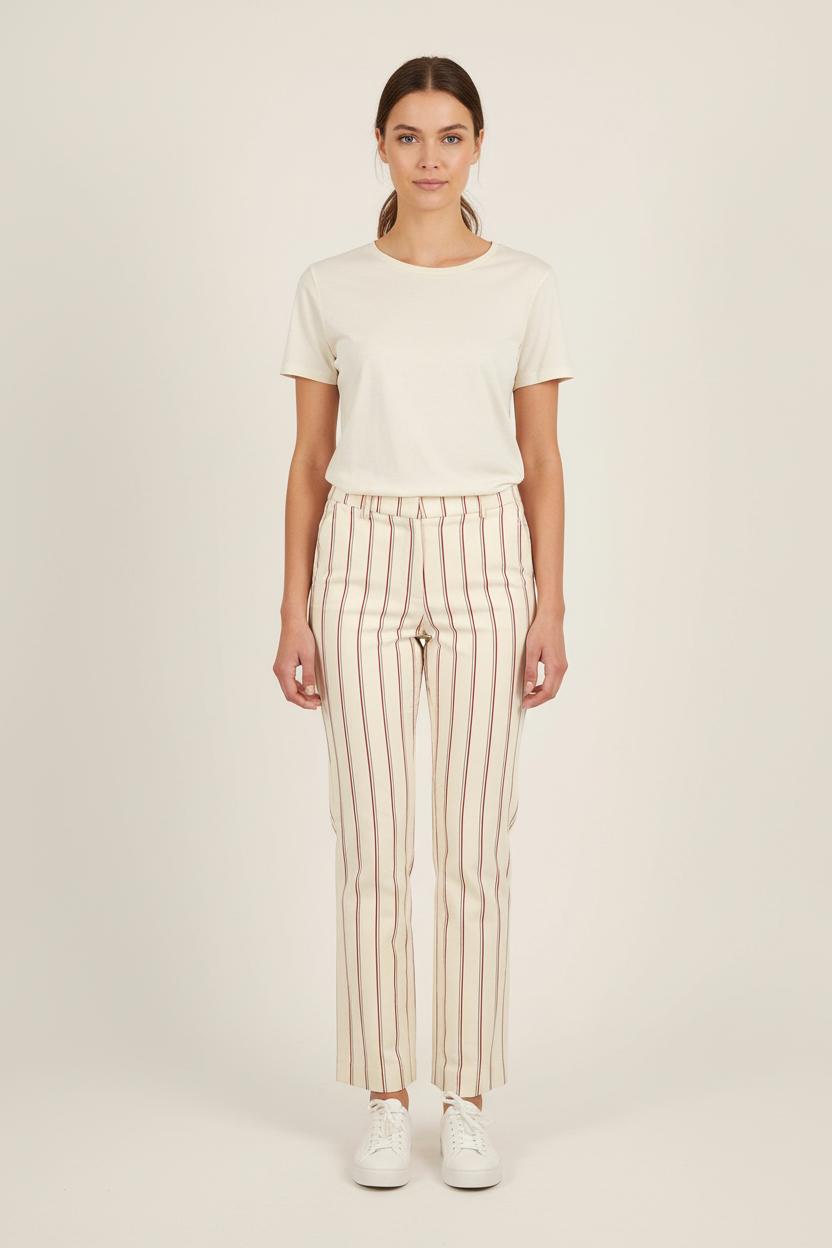 Pantalon Blanc et Rouge - Taille S/36 de la marque ba&sh | PARAD66064 - Vendu par Paradigme - Image 1