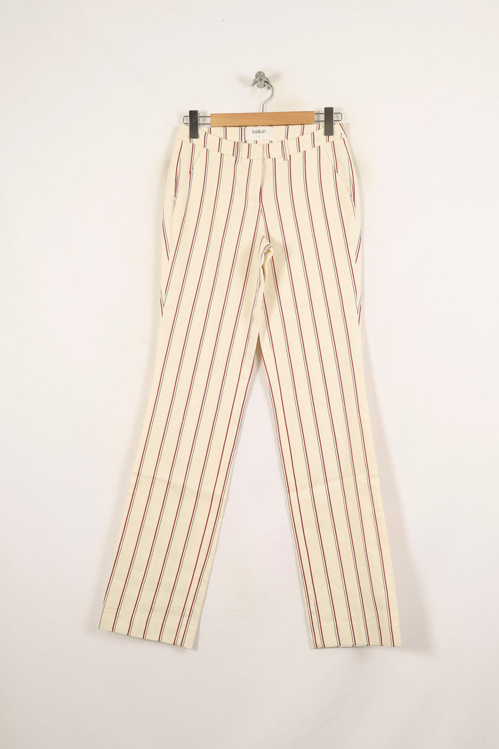 Pantalon Blanc et Rouge - Taille S/36 de la marque ba&sh | PARAD66064 - Vendu par Paradigme - Image 2