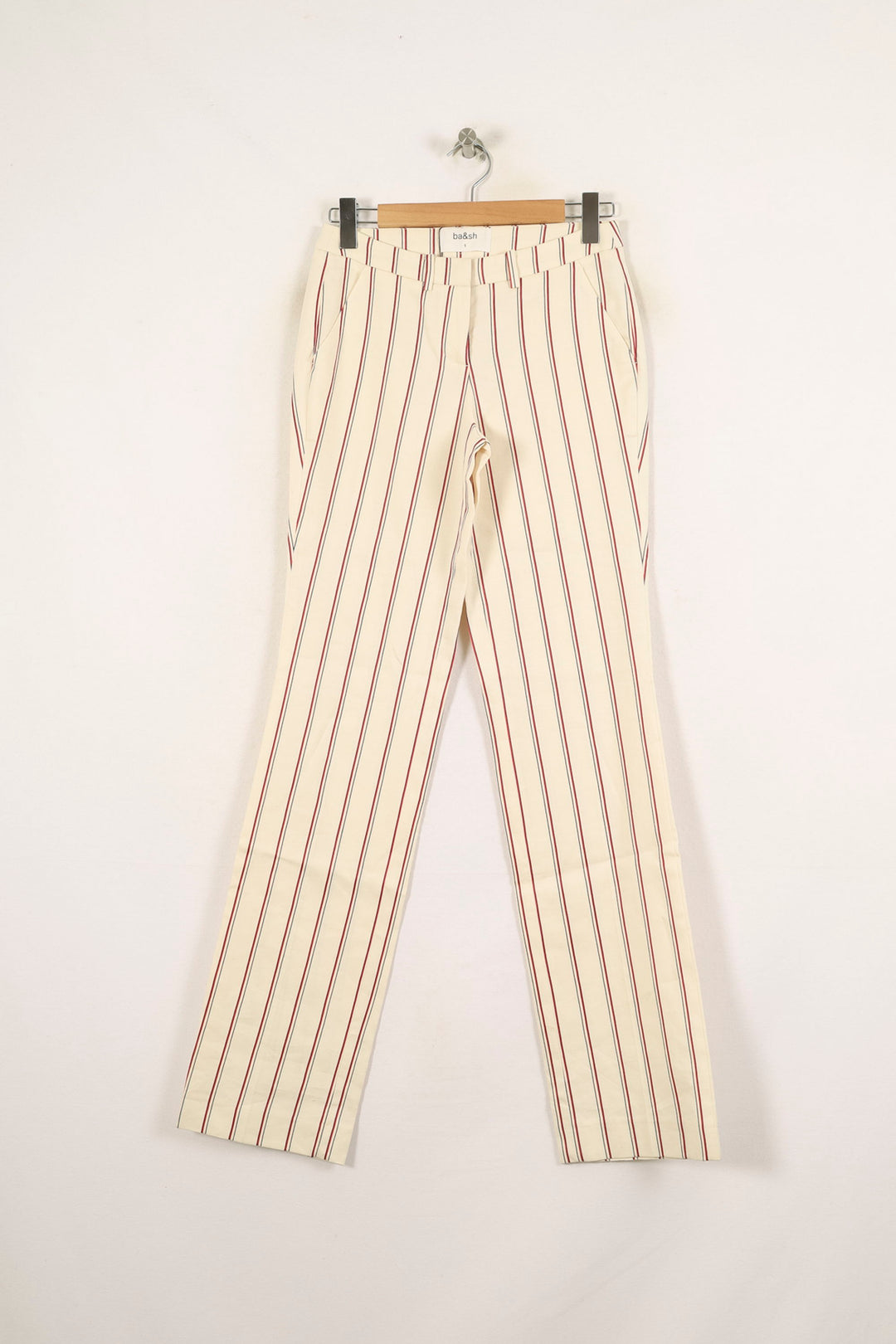 Pantalon Blanc et Rouge - Taille S/36 de la marque ba&sh | PARAD66064 - Vendu par Paradigme - Image 2