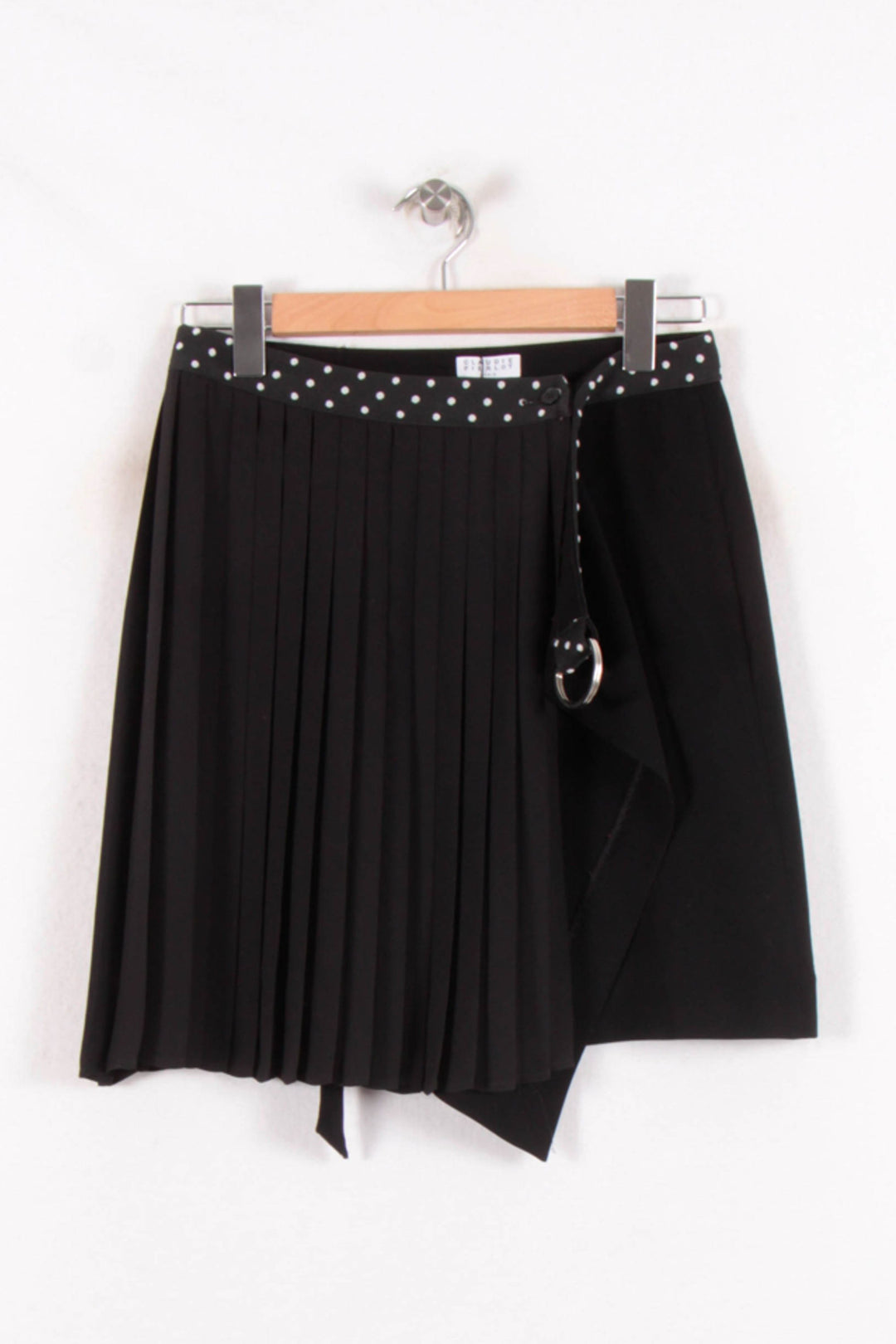 Jupe Plissée Noire - Taille M/38 de la marque Claudie Pierlot | PARAD68796 - Vendu par Paradigme - Image 2