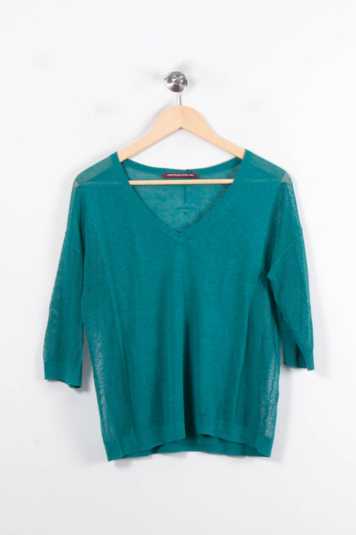 Pull Bleu - Taille M/38 de la marque Comptoir des Cotonniers | PARAD68942 - Vendu par Paradigme - Image 2