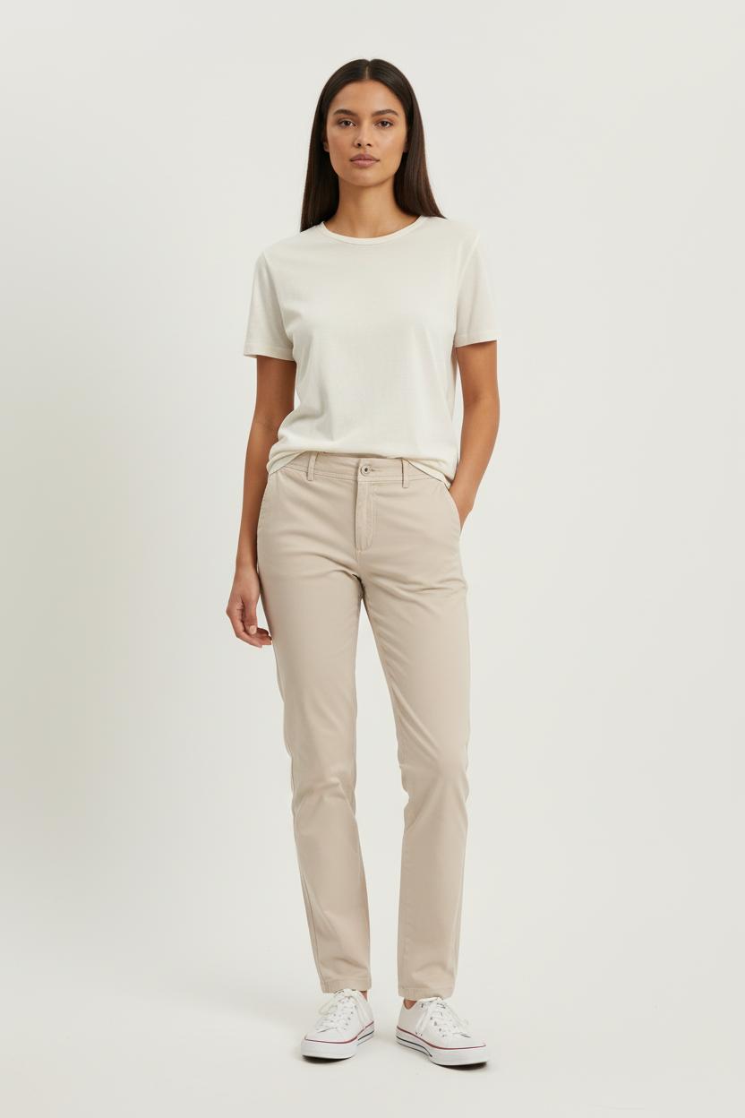 Pantalon Beige - Taille XL/42 de la marque Maison 123 | PARAD69995 - Vendu par Paradigme - Image 1