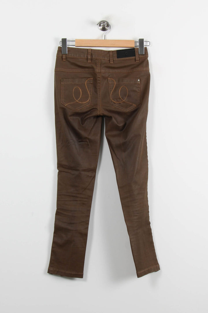 Jean Marron - Taille XS/34 de la marque One Step | PARAD70131 - Vendu par Paradigme - Image 4