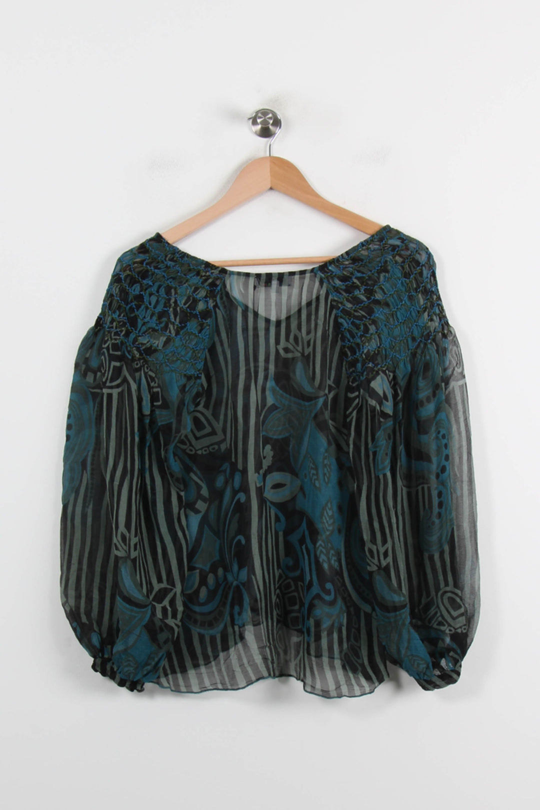 Blouse Noire et Bleue - Taille M/38 de la marque ba&sh | PARAD70184 - Vendu par Paradigme - Image 4