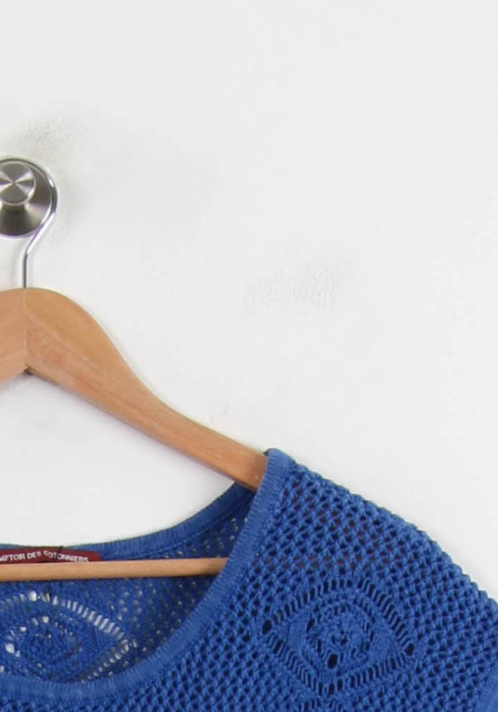 Robe Midi Bleue - Taille S/36 de la marque Comptoir des Cotonniers | PARAD71001 - Vendu par Paradigme - Image 3
