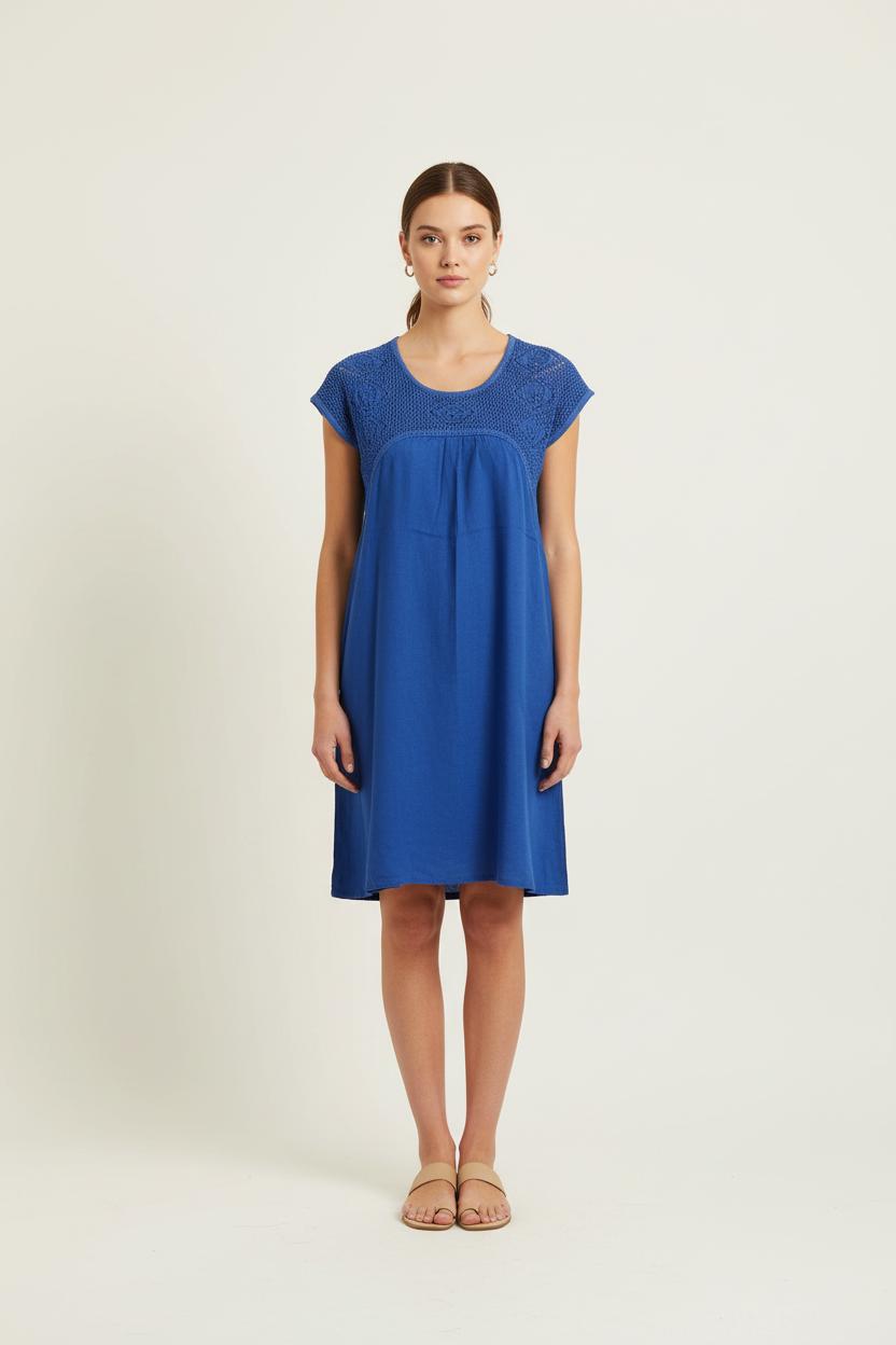 Robe Midi Bleue - Taille S/36 de la marque Comptoir des Cotonniers | PARAD71001 - Vendu par Paradigme - Image 1