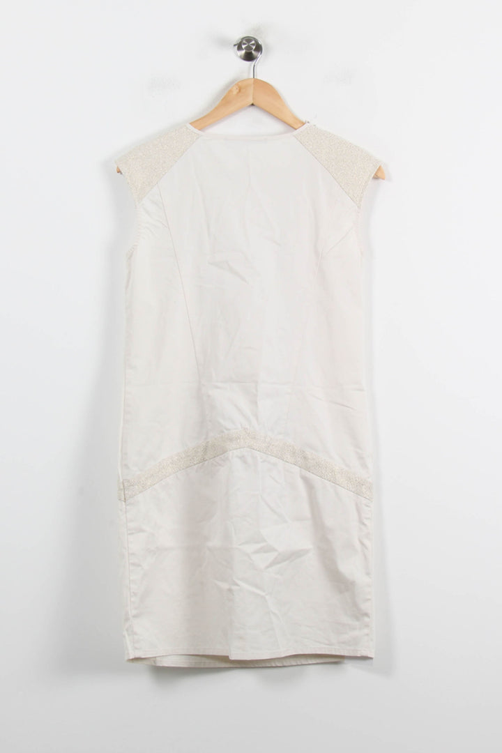 Robe Sans Manches Beige - Taille S/36 de la marque Comptoir des Cotonniers | PARAD71007 - Vendu par Paradigme - Image 4